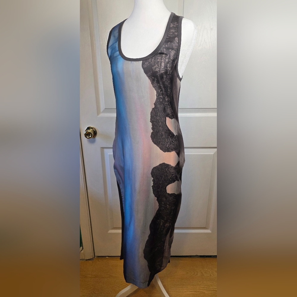 Funktional Abstract Print Sleeveless Midi Dress Size S